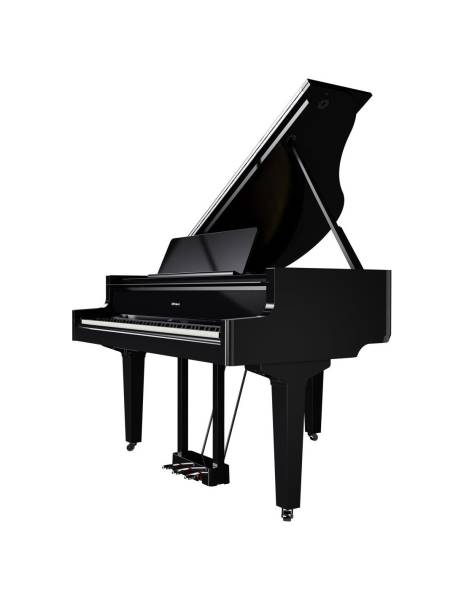 Piano numérique à queue Roland modèle GP9 noir brillant