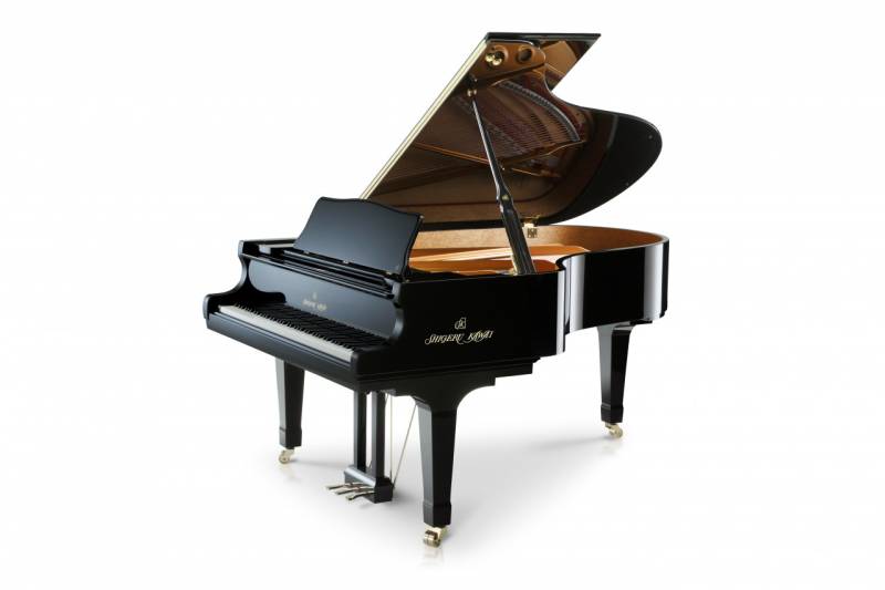 Piano à queue haut de gamme Shigeru Kawai modèle SK5 noir brillant