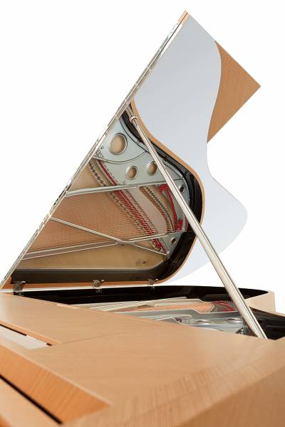 Piano à queue Fazioli modèle Telus - miroir intérieur